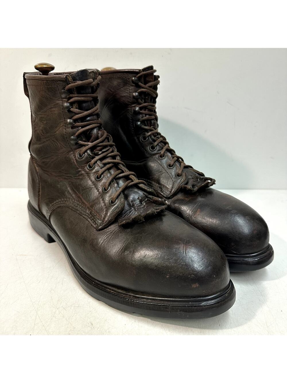 GUC Red Wing 4451 Supersole Steel Toe Safety Boots Conductor Made in USA 12 D